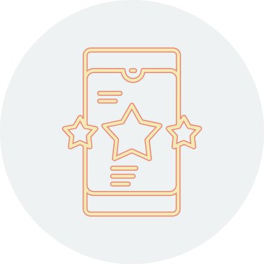 yıldız simgesi, vektör çizimi