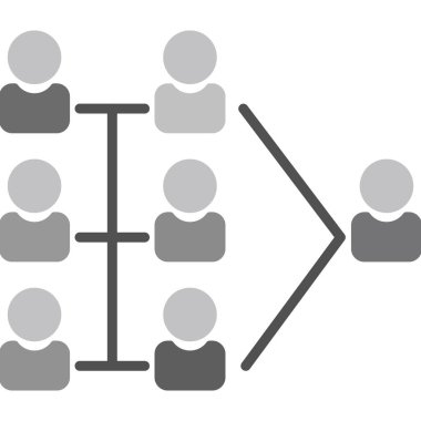 Vektördeki sosyal ağ simgesi