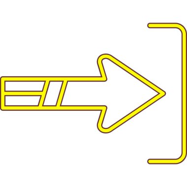 Sol ok simgesi. Web için ok vektör simgelerinin özet çizimi