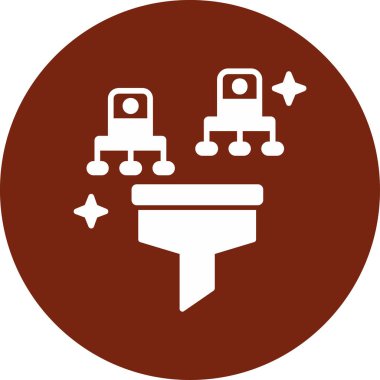 seo modern simgesinin vektör illüstrasyonu