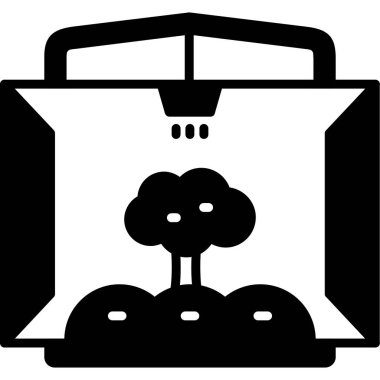 kahve makinesi simgesi, basit vektör illüstrasyonu