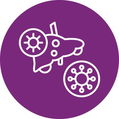 Modern b 'nin vektör illüstrasyonu insansız hava aracının ikonundan yoksun