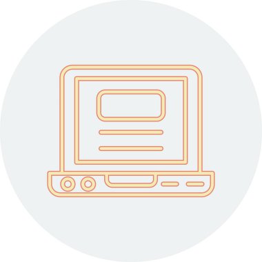 Kolayca düzenleyebilen veya düzenleyebilen Bilgisayar Vektörü simgesi