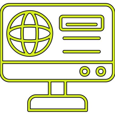 izleyici ikon vektör illüstrasyonu