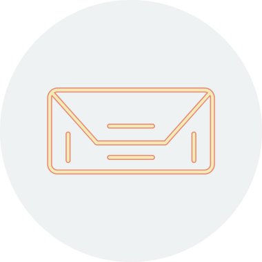 zarf simgesi, vektör çizimi