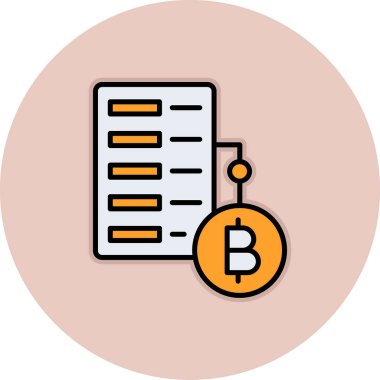 Modern bir simgenin vektör illüstrasyonu