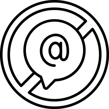 ileti ikonu vektör illüstrasyonu