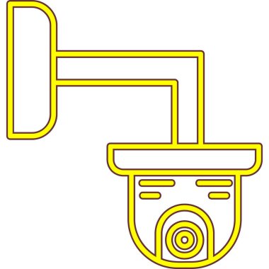 Kamera simgesi, basit vektör illüstrasyonu