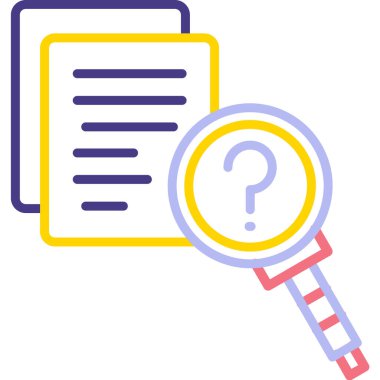 Ara. Web simgesi basit illüstrasyon