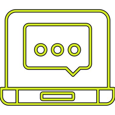 bilgisayar ekranı simgesi. beyaz arkaplanda izole edilmiş web tasarımı için dizüstü bilgisayar ekran vektör sembolü