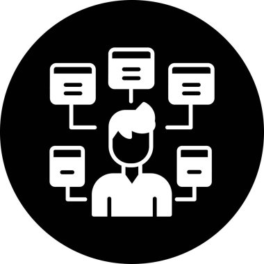 ağ paylaşım simgesi çizimi