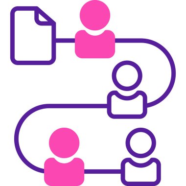 İş simgesinin vektör illüstrasyonu