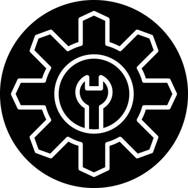 Simge, vektör illüstrasyonu ayarlanıyor