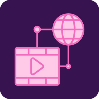 Seo simgesinin vektör illüstrasyonu