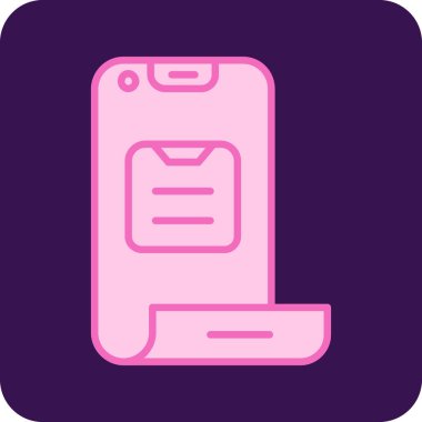 - Telefon. Web simgesi basit illüstrasyon