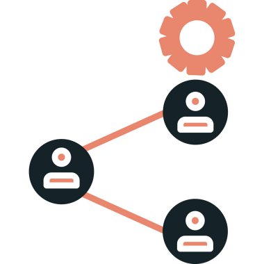 Bağlantı. Web simgesi basit illüstrasyon