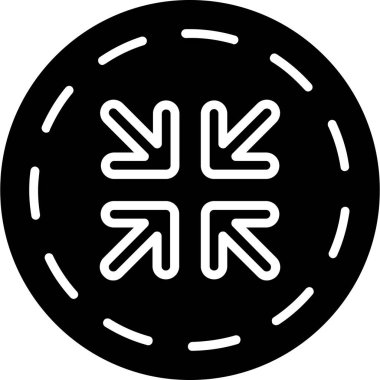 Tek bir simgenin vektör illüstrasyonu