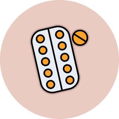 Haplar. Web simgesi basit illüstrasyon