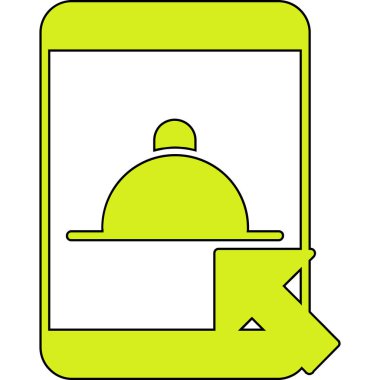 Harita simgesi olan cep telefonu