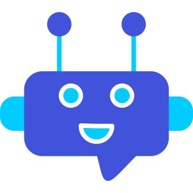 Konuş. Web simgesi basit illüstrasyon