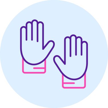 el simgesi vektör illüstrasyonu