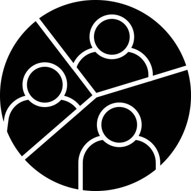 İnsan simgesinin vektör illüstrasyonu