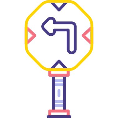 Trafik ışıkları simgesi modern vektör illüstrasyonu