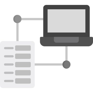 ağ bağlantı vektörü simgesi
