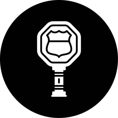 Ampul. Web simgesi basit tasarım