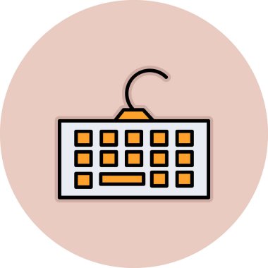 Alışveriş merkezi ikonu. Web için AVM vektör simgelerinin özet çizimi