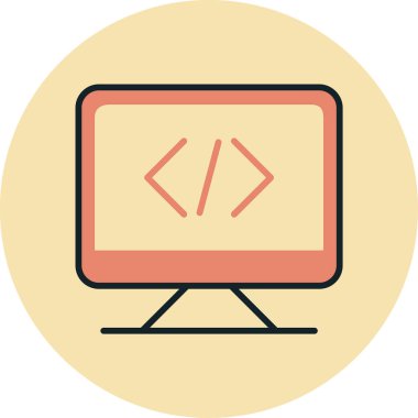 Geliştirme için web simgesi, vektör illüstrasyonu