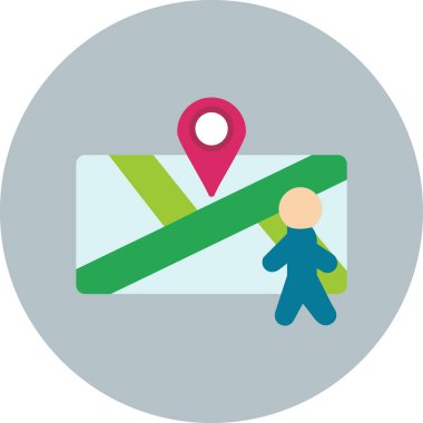 konum haritası pin vektör illüstrasyonu