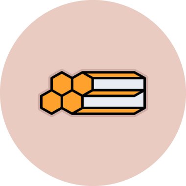 Arı bal ikonu vektör illüstrasyon tasarımı