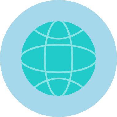 Küresel simge vektör illüstrasyonu