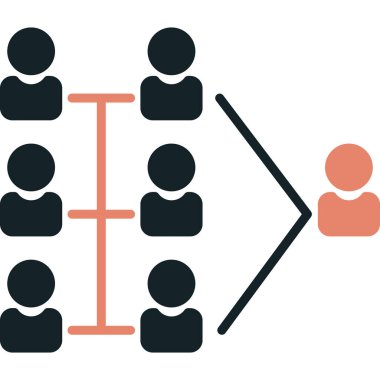 Düz renkli iş simgesi. Çalışmaya hazır.