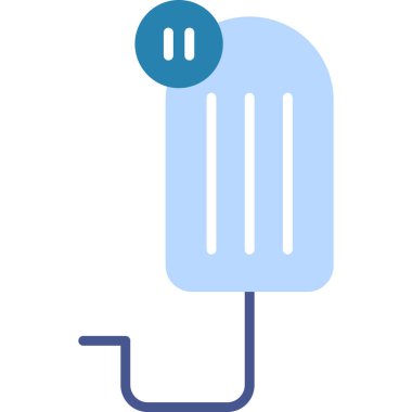 Hava balonu. Web simgesi basit tasarım