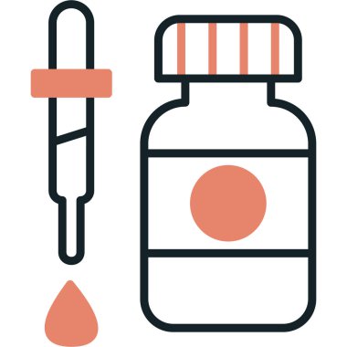 Şırınga. Web simgesi basit illüstrasyon