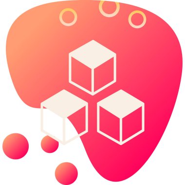 Beyin. Web simgesi basit illüstrasyon