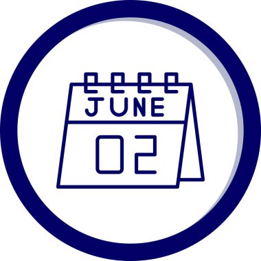 Bir günlük takvimde 1 Haziran tarihi