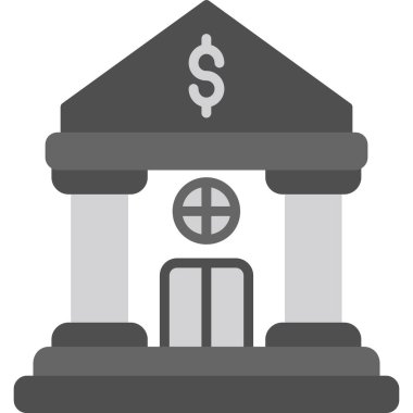 bina simgesi, vektör illüstrasyonu