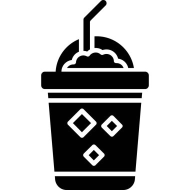 Kahve simgesinin vektör illüstrasyonu