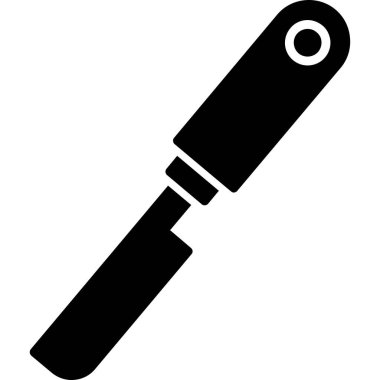 Bıçak. Web simgesi basit illüstrasyon