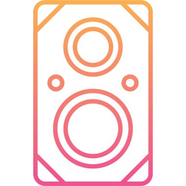 Bir benzin istasyonu simgesinin vektör illüstrasyonu