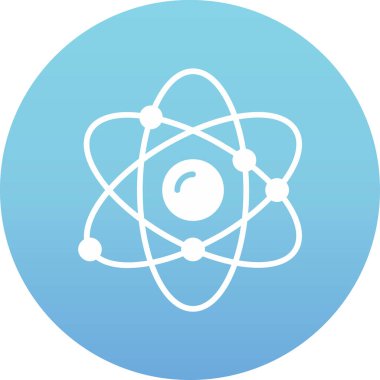Atom simgesinin vektör illüstrasyonu