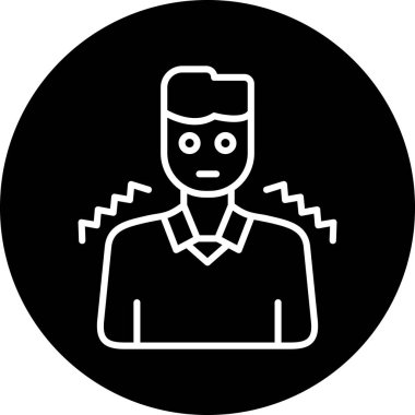 man simgesi vektör illüstrasyonu