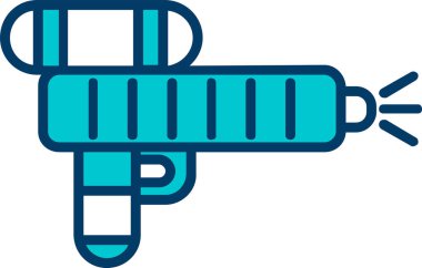 elektrik dolgu ikonu vektör illüstrasyonu