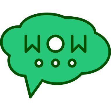 konuşma kabarcığı vektör çizimi