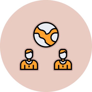 İş İnsanları Simgesi Vektörü