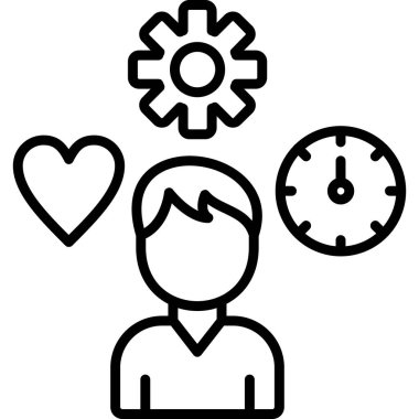 İş dünyasındaki yönetici yönetici simgesi - yönetim kategorisi