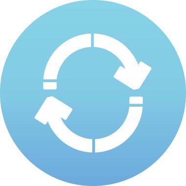 Web simgesini tazele, basit illüstrasyon